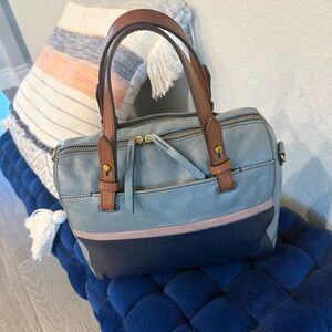 Fossil  Rachel blue leather purse